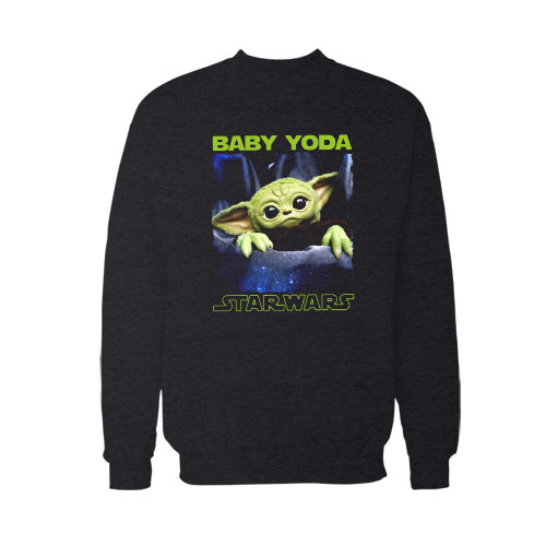 baby yoda kids sweatshirt